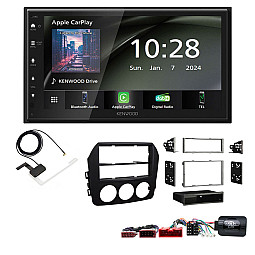 Mazda MX-5 (Bose Audio) 2009 - 2015 Kenwood 6.8" Wireless CarPlay / Android Auto DAB+ Bluetooth Stereo Upgrade Pack Mazda MX-5 (Bose Audio) 2009 - 2015 Kenwood 6.8" Wireless CarPlay / Android Auto DAB+ Bluetooth Stereo Upgrade Pack
