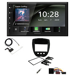 Peugeot 107 2005-2014 Kenwood 6.8" Wireless CarPlay / Android Auto DAB+ Bluetooth Stereo Upgrade Pack Peugeot 107 2005-2014 Kenwood 6.8" Wireless CarPlay / Android Auto DAB+ Bluetooth Stereo Upgrade Pack