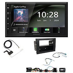 Audi A4 2001-2008 Kenwood 6.8" Wireless CarPlay / Android Auto, DAB+ Bluetooth Stereo Upgrade Pack