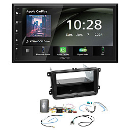 VW T6 2015 - 2019 Kenwood 6.8" Wireless CarPlay / Android Auto DAB+ Bluetooth Stereo Upgrade Pack VW T6 2015 - 2019 Kenwood 6.8" Wireless CarPlay / Android Auto DAB+ Bluetooth Stereo Upgrade Pack