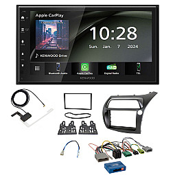 Honda Civic 2006 - 2011 Kenwood 6.8" Wireless CarPlay / Android Auto, DAB+ Bluetooth Stereo Upgrade Pack Honda Civic 2006 - 2011 Kenwood 6.8" Wireless CarPlay / Android Auto, DAB+ Bluetooth Stereo Upgrade Pack