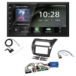 Honda Civic 2006 - 2011 Kenwood 6.8" Wireless CarPlay / Android Auto, DAB+ Bluetooth Stereo Upgrade Pack Honda Civic 2006 - 2011 Kenwood 6.8" Wireless CarPlay / Android Auto, DAB+ Bluetooth Stereo Upgrade Pack