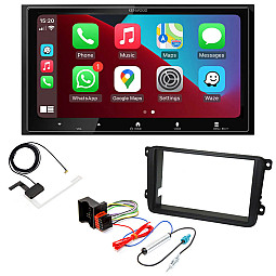 Kenwood 6.8” Wireless CarPlay / Android Auto, Mirroring, DAB+ Stereo Upgrade Pack For Volkswagen Kenwood 6.8” Wireless CarPlay / Android Auto, Mirroring, DAB+ Stereo Upgrade Pack For Volkswagen