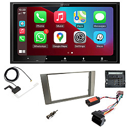 Kenwood 6.8” Wireless CarPlay / Android Auto, Mirroring, DAB+ Stereo Upgrade Pack For Ford Kenwood 6.8” Wireless CarPlay / Android Auto, Mirroring, DAB+ Stereo Upgrade Pack For Ford