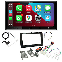 Toyota Hilux 2016> Kenwood 6.8” Wireless CarPlay / Android Auto, Mirroring, DAB+ Stereo Upgrade Pack