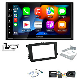 VW Beetle, Caddy, Jetta, Sharan, T-6 Kenwood DMX7722DABS Wireless Apple CarPlay Android Auto DAB Stereo Upgrade Kit VW Beetle, Caddy, Jetta, Sharan, T-6 Kenwood DMX7722DABS Wireless Apple CarPlay Android Auto DAB Stereo Upgrade Kit