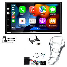 Vauxhall Astra 2010-2015 Silver Kenwood DMX7722DABS Wireless Apple CarPlay Stereo Upgrade Kit Vauxhall Astra 2010-2015 Silver Kenwood DMX7722DABS Wireless Apple CarPlay Stereo Upgrade Kit