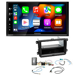 VW T6 2015 - 2019 Kenwood DMX7722DABS Wireless Apple CarPlay Android Auto DAB Stereo Upgrade Pack VW T6 2015 - 2019 Kenwood DMX7722DABS Wireless Apple CarPlay Android Auto DAB Stereo Upgrade Pack