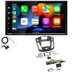 Ford Focus 2015-2018 Kenwood DMX7722DABS Wireless Apple CarPlay Android Auto DAB Stereo Upgrade Kit