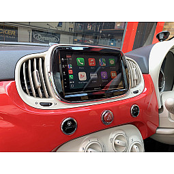 Fiat 500 2015 - 2021 Gloss Black Kenwood DMX7722DABS Wireless Apple CarPlay Android Auto DAB Stereo Upgrade Kit Fiat 500 2015 - 2021 Gloss Black Kenwood DMX7722DABS Wireless Apple CarPlay Android Auto DAB Stereo Upgrade Kit