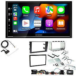 Audi A4 2001 - 2008 Kenwood DMX7722DABS Wireless Apple CarPlay Android Auto DAB Stereo Upgrade Kit Audi A4 2001 - 2008 Kenwood DMX7722DABS Wireless Apple CarPlay Android Auto DAB Stereo Upgrade Kit