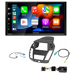 Ford Transit Connect MK2 FL Kenwood DMX7525DAB Wireless Apple CarPlay Android Auto DAB Stereo Upgrade Kit Ford Transit Connect MK2 FL Kenwood DMX7525DAB Wireless Apple CarPlay Android Auto DAB Stereo Upgrade Kit