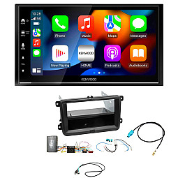 VW T6 2015-2019 Kenwood DMX7525DAB Apple CarPlay Android Auto Stereo Upgrade Pack