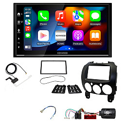 Mazda 2 (2008-2014) Kenwood DMX7722DABS Wireless CarPlay / Android Auto DAB Stereo Upgrade Pack