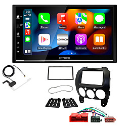 Mazda 2 2008 - 2014 Kenwood DMX7722DABS Wireless Apple CarPlay Android Auto DAB Stereo Upgrade Kit