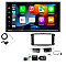 Ford Focus, Mondeo, S-Max Black Kenwood DMX7722DABS Wireless Apple CarPlay Android Auto DAB Stereo Upgrade Kit