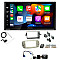 Fiat 500 2007-2015 Ivory Kenwood DMX7722DABS Wireless Apple CarPlay Android Auto DAB Stereo Upgrade Kit