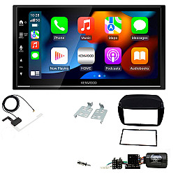Fiat Doblo 2010 - 2015 Kenwood DMX7722DABS Wireless Apple CarPlay Android Auto DAB Stereo Upgrade Kit