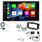 Fiat 500X 2015 - 2021 Kenwood DMX7722DABS Wireless Apple CarPlay Android Auto DAB Stereo Upgrade Kit
