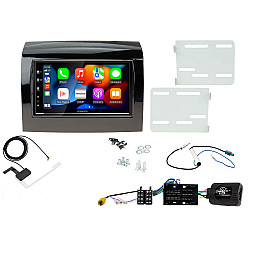 Fiat Ducato 2015-2021 Kenwood DMX7722DABS Wireless Apple CarPlay Android Auto DAB Stereo Upgrade Kit