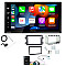 Fiat Ducato 2021 Onwards Black Kenwood DMX7722DABS Wireless Apple CarPlay Android Auto DAB Stereo Upgrade Kit