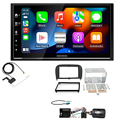 Mercedes SL R230 Kenwood DMX7722DABS Wireless Apple CarPlay DAB Stereo Upgrade Kit