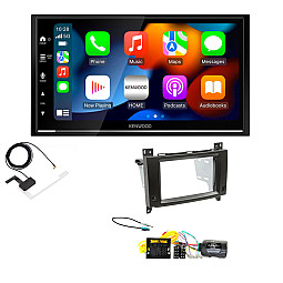 Mercedes Vito 2015 Onwards Kenwood DMX7722DABS Wireless Apple CarPlay DAB Stereo Upgrade Kit
