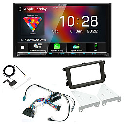 VW T5 / T5.1 2009 - 2015 Kenwood DMX8021DABS With Steering Control and Optical Parking Sensor Display VW T5 / T5.1 2009 - 2015 Kenwood DMX8021DABS With Steering Control and Optical Parking Sensor Display