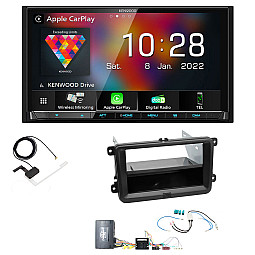 Volkswagen Transporter T5 / T5.1 Kenwood CarPlay Android Auto Digital Media AV Receiver Bluetooth DAB+ Stereo Upgrade Kit