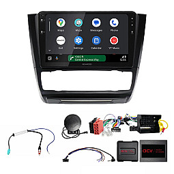 BMW 1 Series (E81,E82,E87,E88) Auto AC 2007-2013 Kenwood 9" Wireless CarPlay / Android Auto Mirroring Screen Stereo Pack