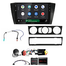 BMW 3 Series (E90,E91,E92,E93) 2005-2013 Kenwood 9" Wireless CarPlay / Android Auto, Mirroring Screen, Bluetooth Stereo Pack
