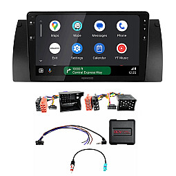 BMW 5 Series (E39) 1996-2004 Kenwood 9" Wireless CarPlay / Android Auto, Mirroring Screen, Bluetooth Stereo Pack BMW 5 Series (E39) 1996-2004 Kenwood 9" Wireless CarPlay / Android Auto, Mirroring Screen, Bluetooth Stereo Pack