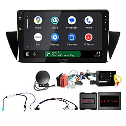 BMW X1 (E84) 2010-2014 Kenwood 9" Wireless CarPlay / Android Auto, Mirroring Screen, Bluetooth Stereo Pack