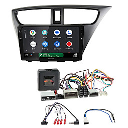 Honda Civic (FK1/FK2/FK3) 2012> Kenwood DMX80AXS 9" Wireless CarPlay / Android Auto Mirroring Screen Stereo Pack