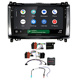 Mercedes A Class, B Class 2004-2012 Kenwood DMX80AXS 9" Wireless CarPlay / Android Auto Mirroring Screen Stereo Pack