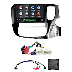 Mitsubishi Outlander 2017-2022 Kenwood DMX80AXS 9" Wireless CarPlay / Android Auto Mirroring Screen Stereo Pack