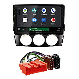 Mazda MX-5 2009> Kenwood 9" Wireless CarPlay / Android Auto, Mirroring Screen, Bluetooth Stereo Pack