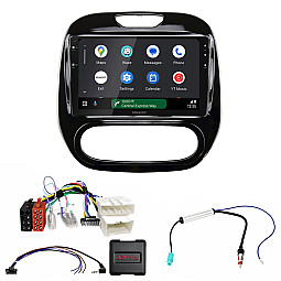 Renault Captur Manual AC 2013-2017 Kenwood DMX80AXS 9" Wireless CarPlay / Android Auto Mirroring Screen Stereo Pack
