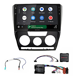 Skoda Octavia 2004-2014 Kenwood 9" Wireless CarPlay / Android Auto, Mirroring Screen, Bluetooth Stereo Pack Skoda Octavia 2004-2014 Kenwood 9" Wireless CarPlay / Android Auto, Mirroring Screen, Bluetooth Stereo Pack