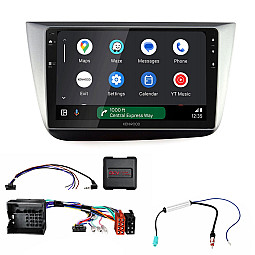 Seat Altea 2004-2015 Kenwood 9" Wireless CarPlay / Android Auto, Mirroring Screen, Bluetooth Stereo Pack
