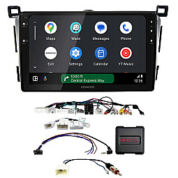 Toyota RAV4 2012-2018 Kenwood 9" Wireless CarPlay / Android Auto Mirroring Screen Stereo Pack