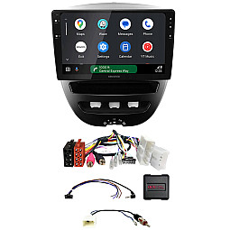 Peugeot 107 (2005-2014) Kenwood DMX80AXS 9" Wireless CarPlay / Android Auto Mirroring Screen Stereo Pack