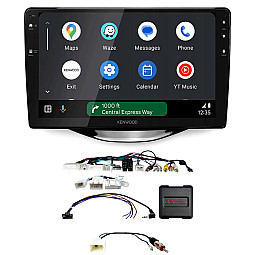 Toyota Aygo 2014-2021 Kenwood 9" Wireless CarPlay / Android Auto Mirroring Screen Stereo Pack