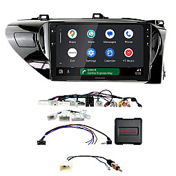 Toyota Hilux 2015> Kenwood 9" Wireless CarPlay / Android Auto Mirroring Screen Stereo Pack