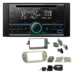 Fiat 500 2007-2015 Ivory Kenwood CD MP3 Bluetooth USB Aux iPhone Android Spotify Car Stereo Upgrade Kit Fiat 500 2007-2015 Ivory Kenwood CD MP3 Bluetooth USB Aux iPhone Android Spotify Car Stereo Upgrade Kit