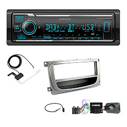 Ford Focus, Mondeo Kenwood Digital Media Receiver DAB+ Digital Radio Bluetooth Car Stereo Upgrade Kit Ford Focus, Mondeo Kenwood Digital Media Receiver DAB+ Digital Radio Bluetooth Car Stereo Upgrade Kit