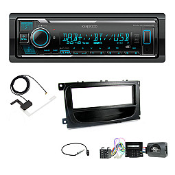 Ford Focus, Mondeo Kenwood Digital Media Receiver DAB+ Digital Radio Bluetooth Car Stereo Upgrade Kit Ford Focus, Mondeo Kenwood Digital Media Receiver DAB+ Digital Radio Bluetooth Car Stereo Upgrade Kit