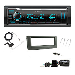 Fiat Grande Punto Kenwood Digital Media Receiver DAB+ Digital Radio Bluetooth Car Stereo Upgrade Kit Fiat Grande Punto Kenwood Digital Media Receiver DAB+ Digital Radio Bluetooth Car Stereo Upgrade Kit