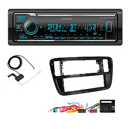 VW UP! 2011-2017 Kenwood Digital Media Receiver DAB+ Digital Radio Bluetooth Car Stereo Upgrade Kit