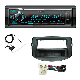 Toyota RAV4 2006-2013 Kenwood Digital Media Receiver DAB+ Digital Radio Bluetooth Car Stereo Upgrade Kit Toyota RAV4 2006-2013 Kenwood Digital Media Receiver DAB+ Digital Radio Bluetooth Car Stereo Upgrade Kit